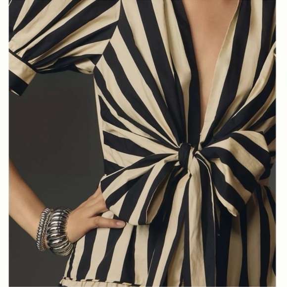 FARM Rio Striped Mini Dress - Picture 3 of 11